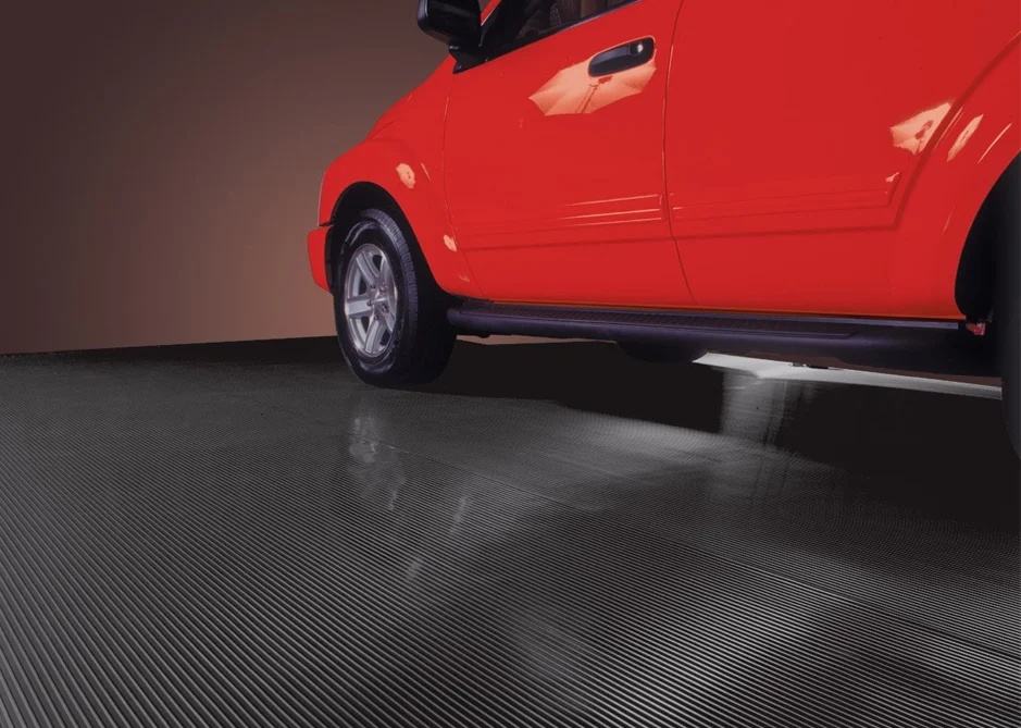 line rubber flooring